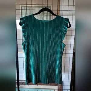 Like New Emerald Velvet Blouse